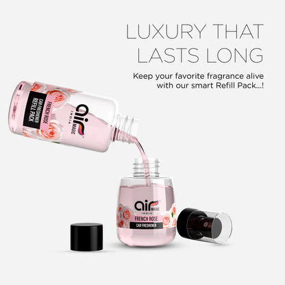 French Rose - 60ML Car Perfume Refill