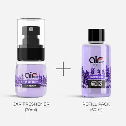 Lavender Bliss - 60ML Car Perfume Refill