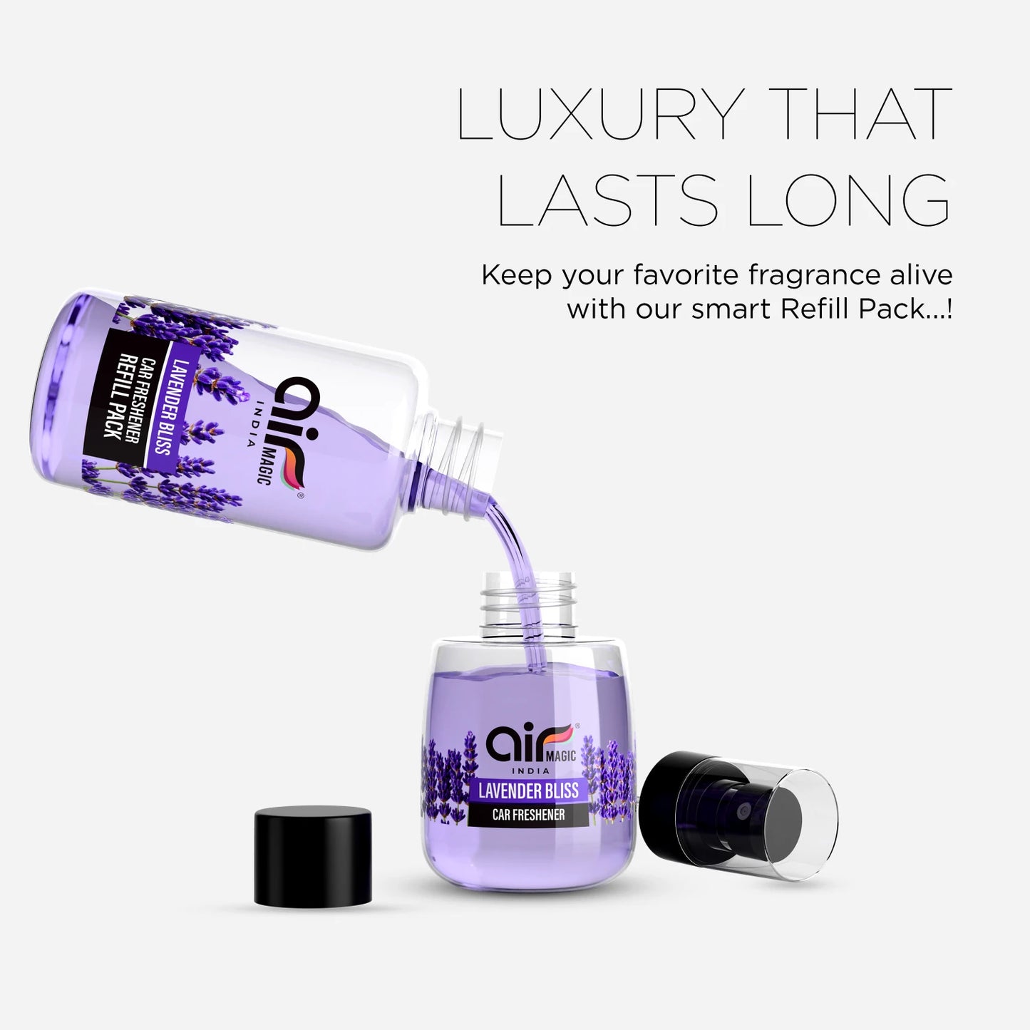 Lavender Bliss – Soothing & Calm | Floral Car Perfume