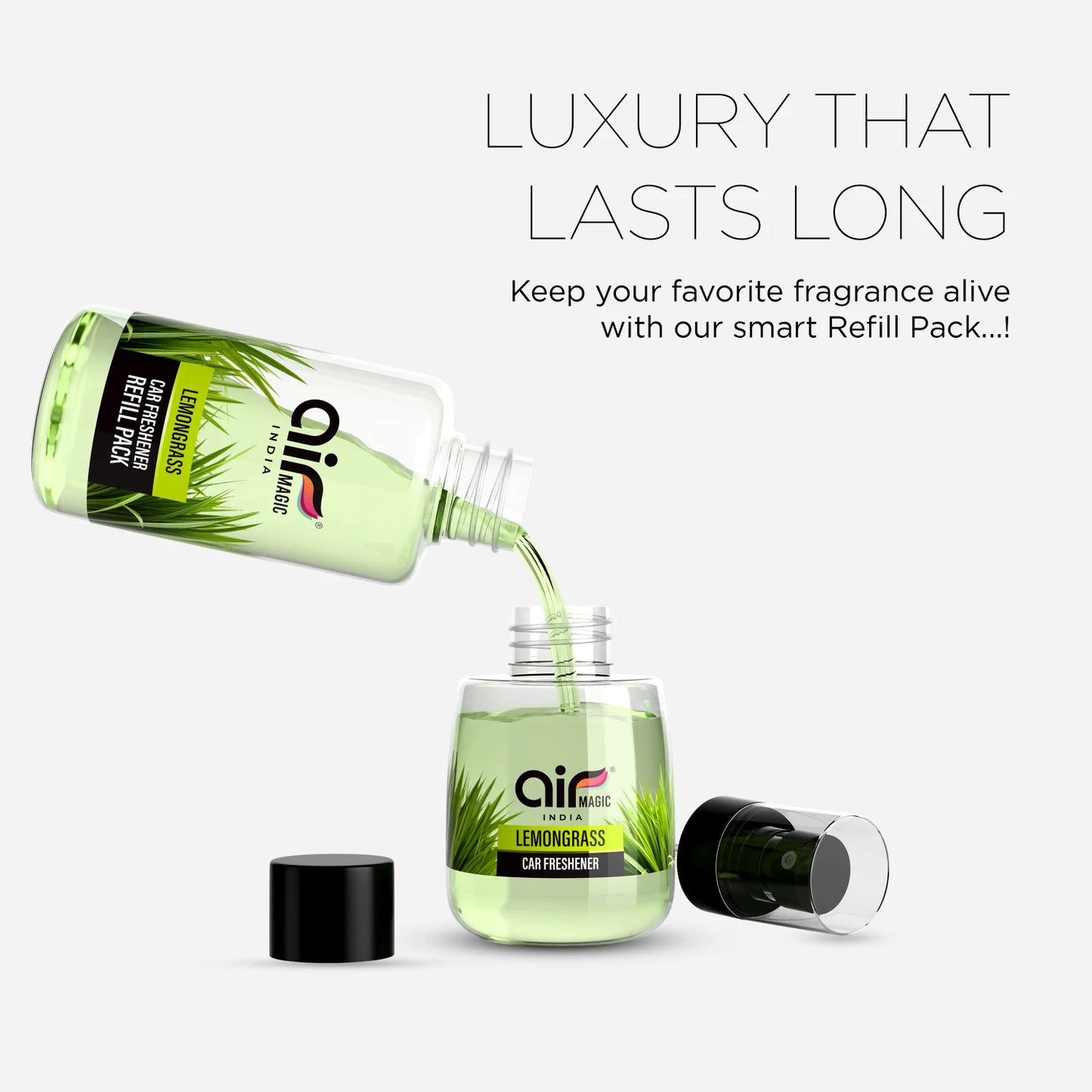 Lemongrass – Fresh & Uplifting | Organic Car Perfume