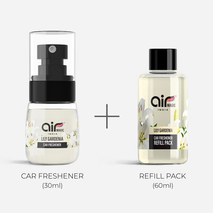 Lily Gardenia - 60ML Car Perfume Refill