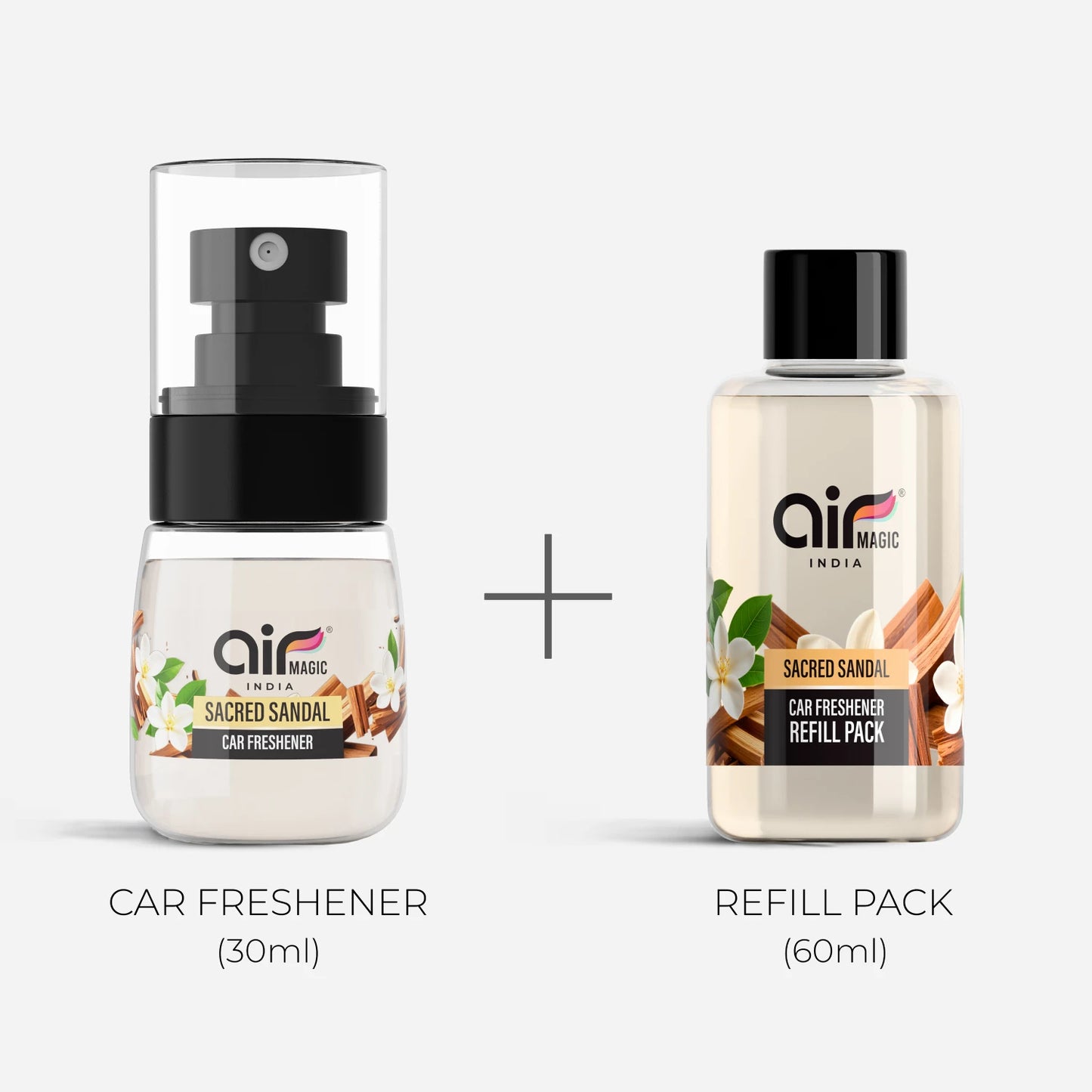 Sacred Sandal – Woody & Tranquil | Organic Car Perfume