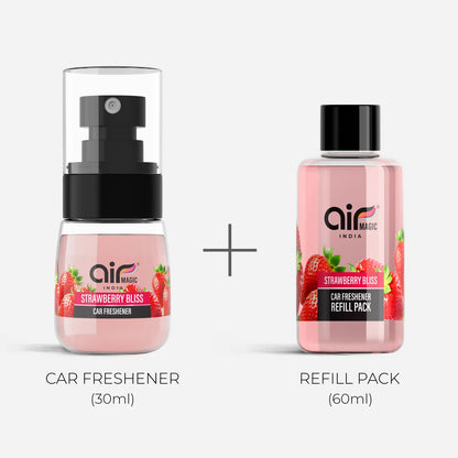 Strawberry Bliss - 60ML Car Perfume Refill