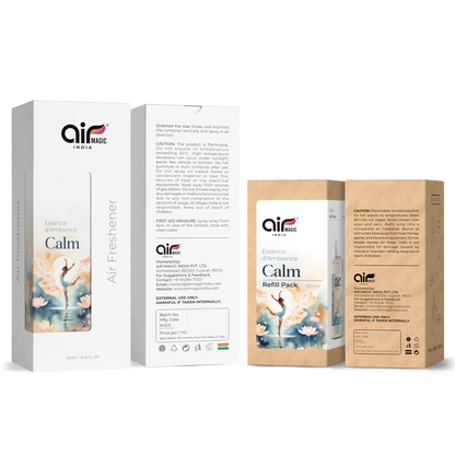 Calm – Peaceful & Serene | Meditation & Yoga Air Freshener for Home & Office