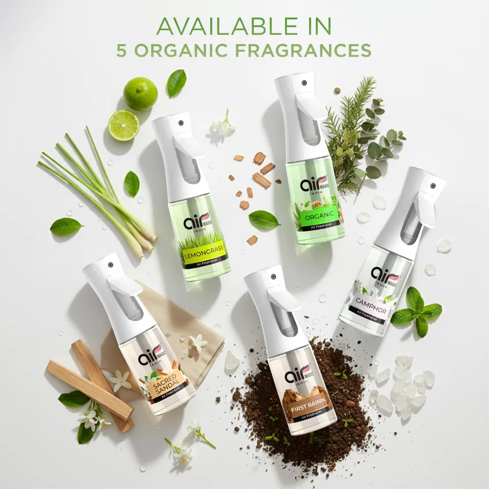 First Rainn – Earthy & Refreshing | Organic Air Freshener for Home & Office