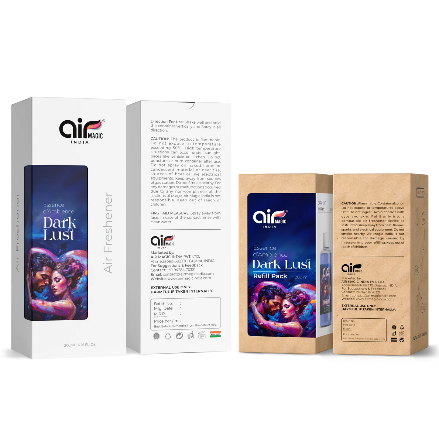 Dark Lust – Sensual & Deep | Bedroom Ritual Air Freshener for Home & Office