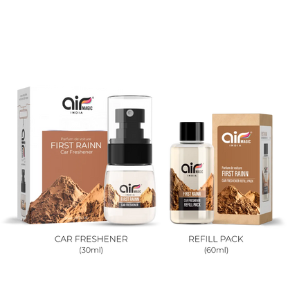 First Rainn – Earthy & Refreshing | Organic Car Perfume