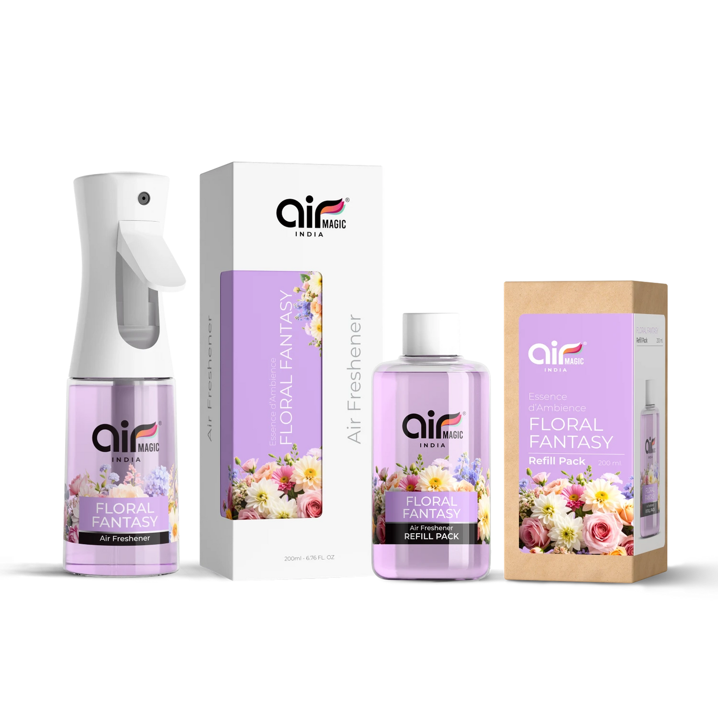Floral Fantasy – Blooming & Graceful | Special Edition Air Freshener for Home & Office