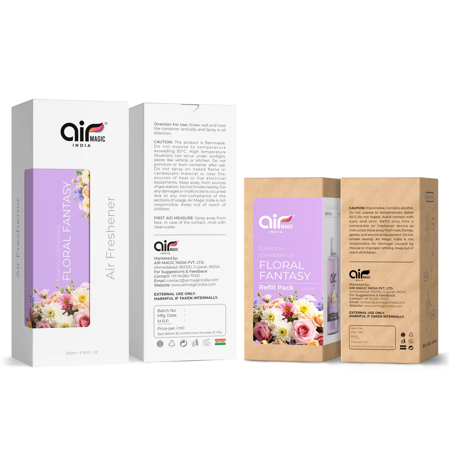 Floral Fantasy – Blooming & Graceful | Special Edition Air Freshener for Home & Office