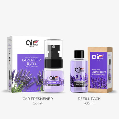Lavender Bliss – Soothing & Calm | Floral Car Perfume