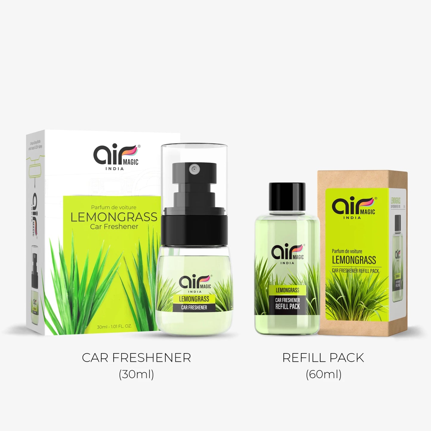 Lemongrass – Fresh & Uplifting | Organic Car Perfume