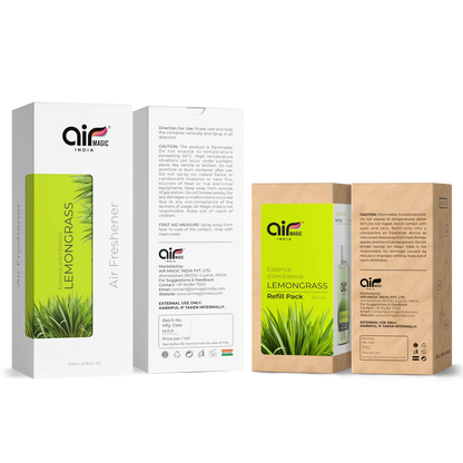 Lemongrass – Fresh & Uplifting | Organic Air Freshener for Home & Office