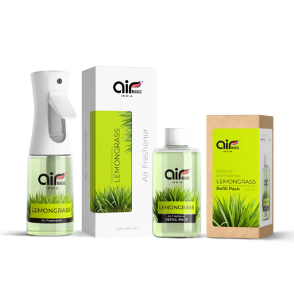 Lemongrass – Fresh & Uplifting | Organic Air Freshener for Home & Office