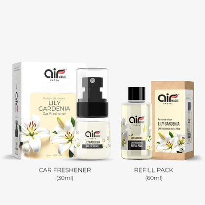 Lily Gardenia – Soft & Delicate | Floral Car Perfume