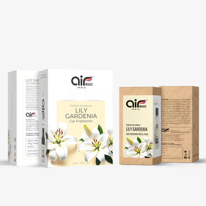 Lily Gardenia – Soft & Delicate | Floral Car Perfume