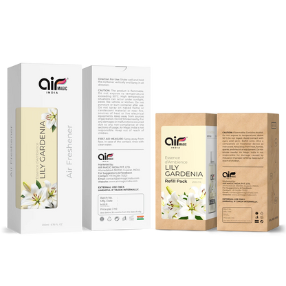 Lily Gardenia – Soft & Delicate | Floral Air Freshener for Home & Office