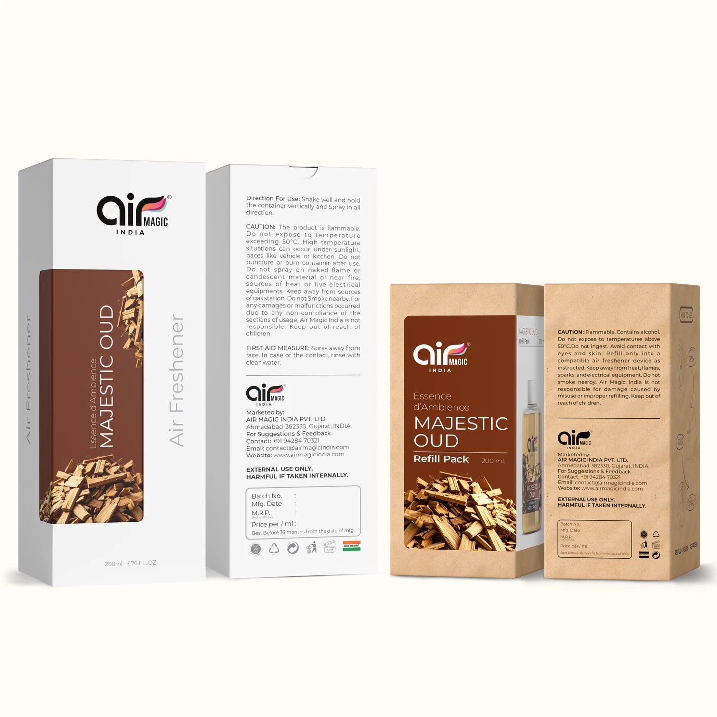 Majestic Oud – Rich & Deep | Arabic Air Freshener for Home & Office