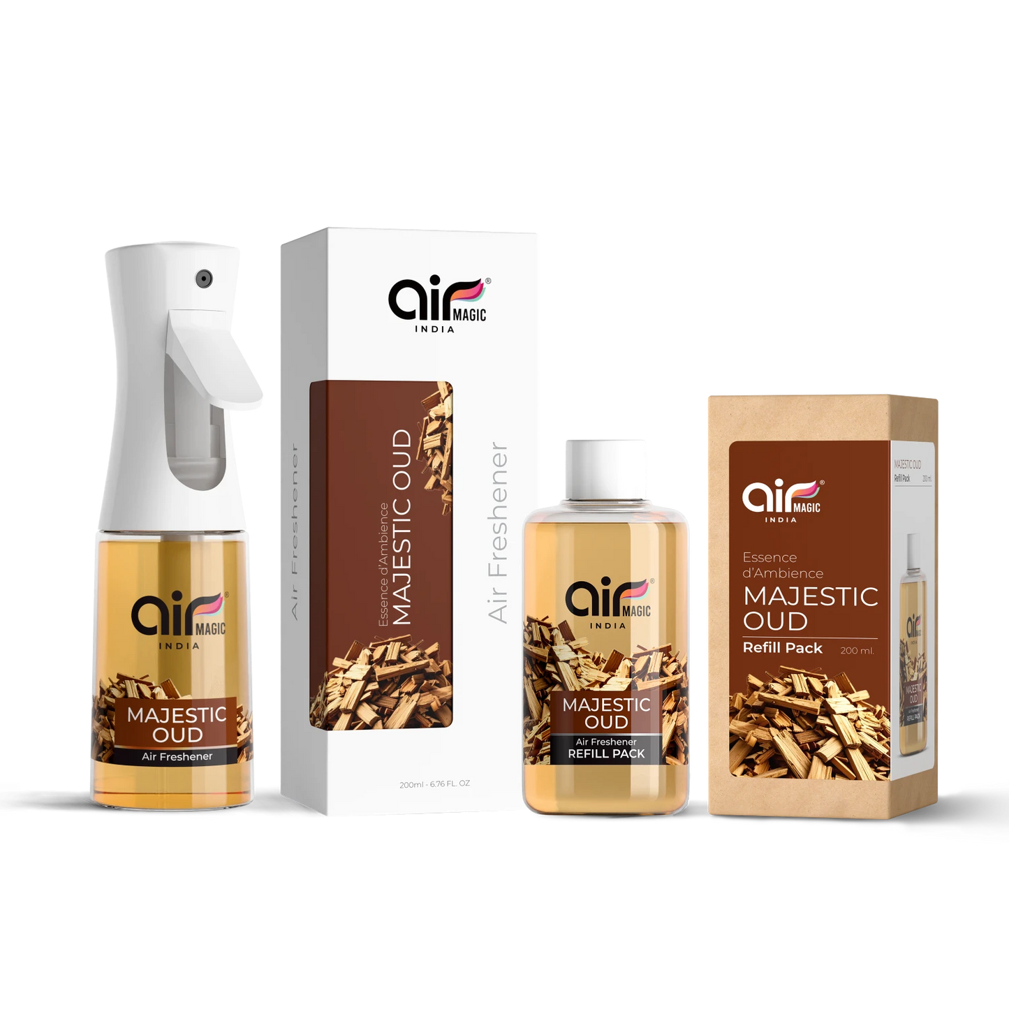 Majestic Oud – Rich & Deep | Arabic Air Freshener for Home & Office