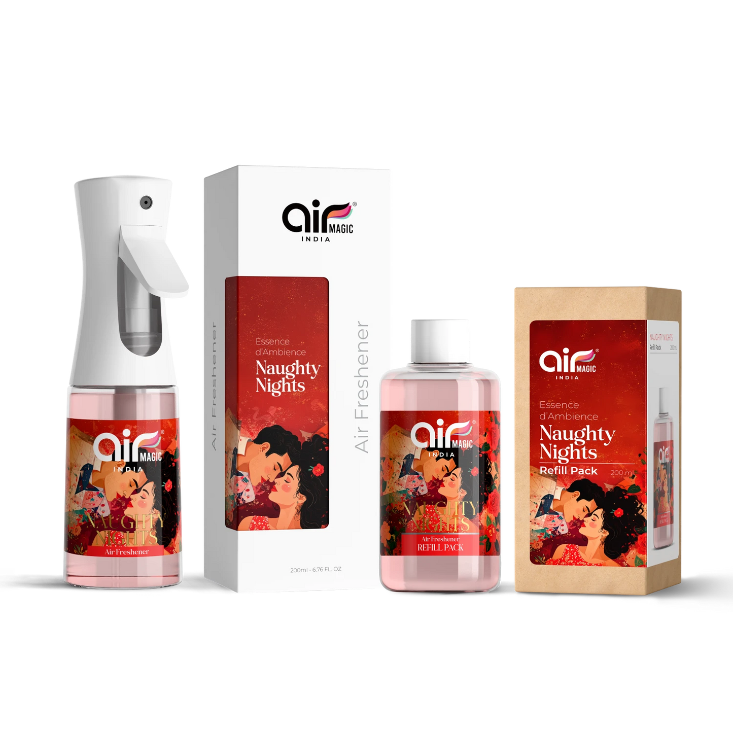 Naughty Night – Romantic & Bold | Bedroom Ritual Air Freshener for Home & Office
