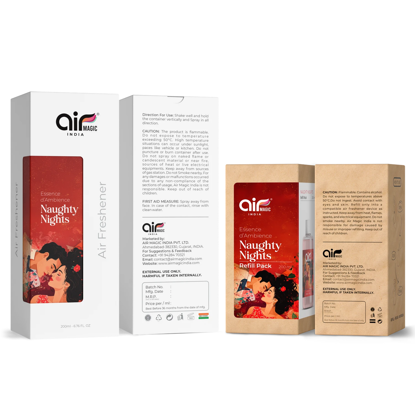 Naughty Night – Romantic & Bold | Bedroom Ritual Air Freshener for Home & Office