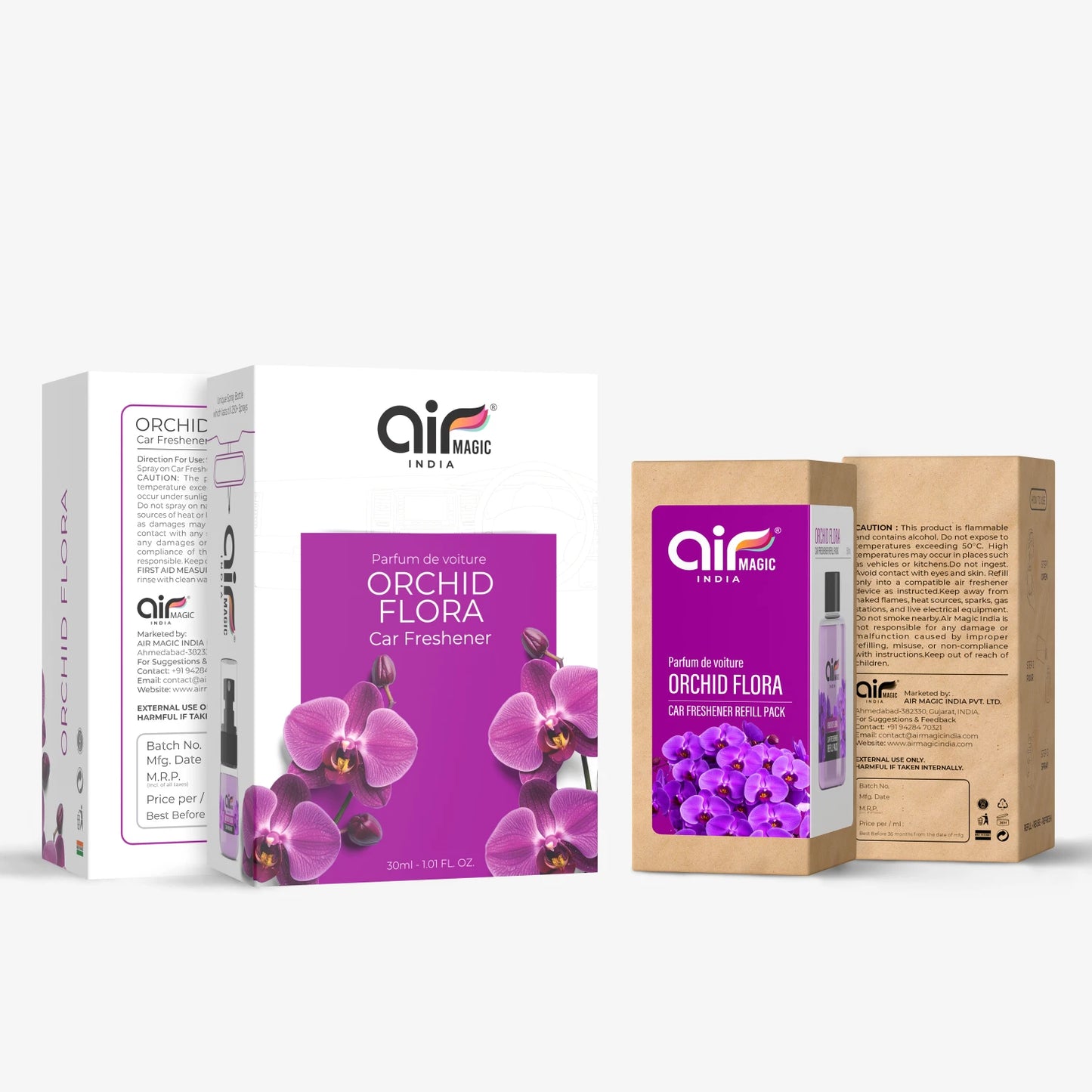 Orchid Flora – Elegant & Gentle | Floral Car Perfume