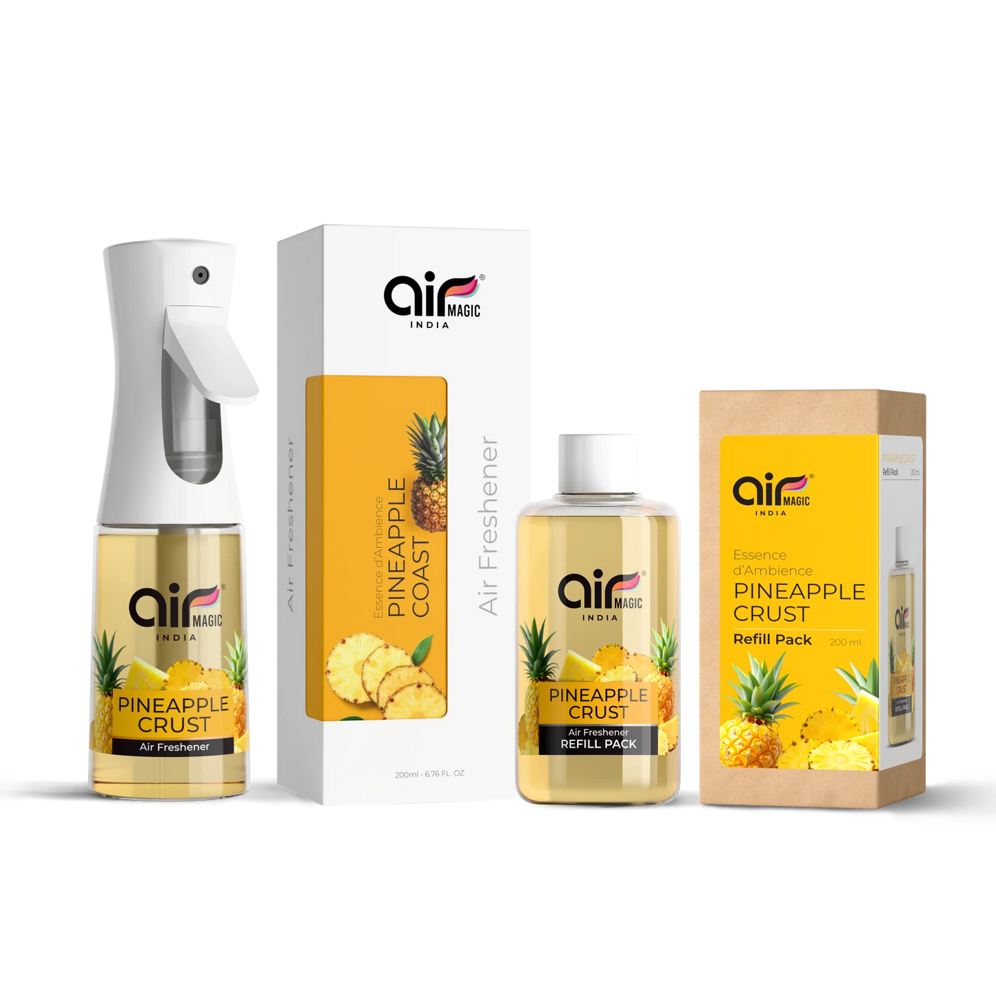 Pineapple Crust – Tropical & Vibrant | Fruity Air Freshener for Home & Office