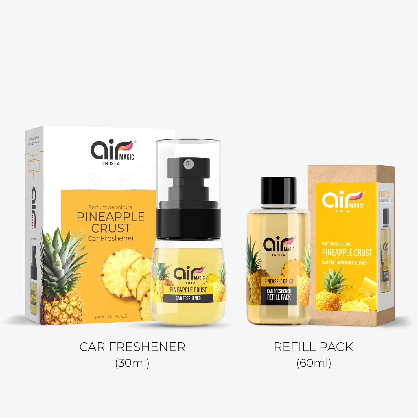 Pineapple Crust – Tropical & Vibrant | Fruity Car Perfume