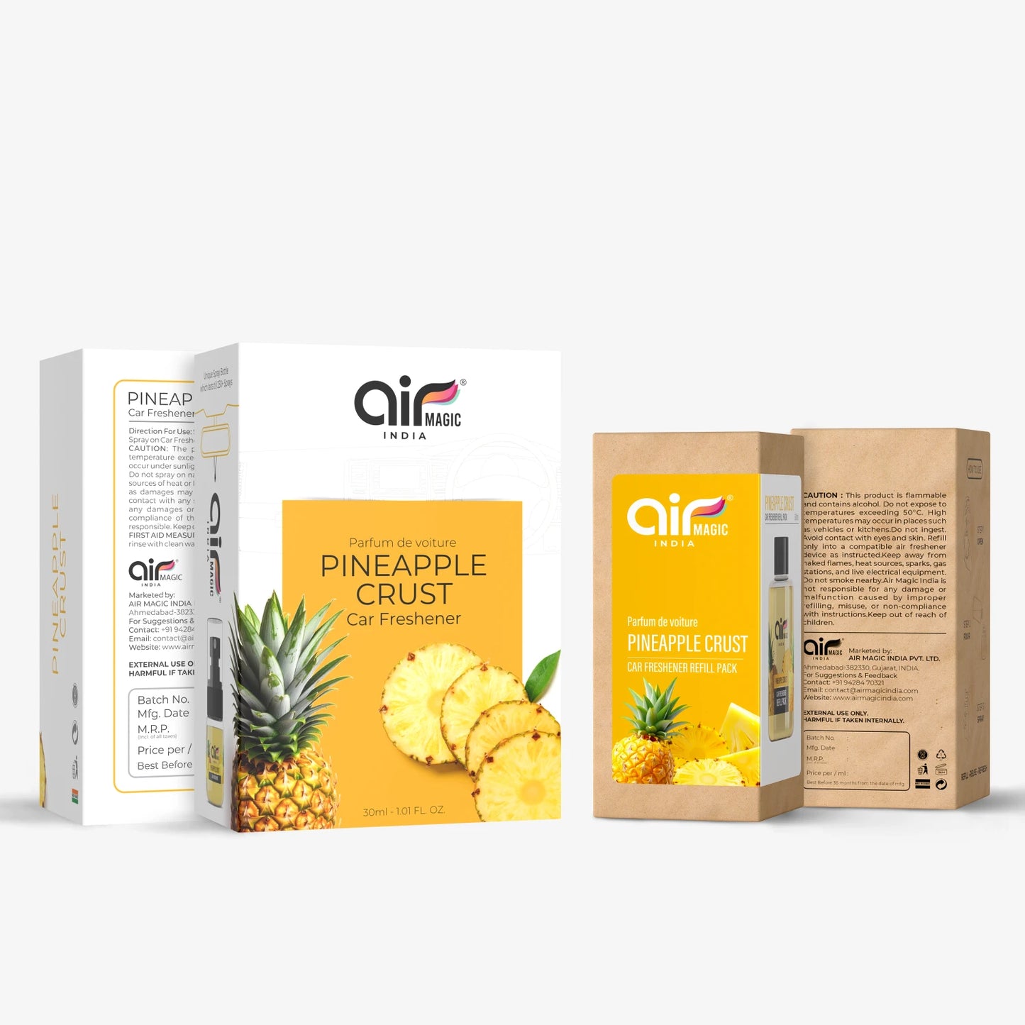 Pineapple Crust – Tropical & Vibrant | Fruity Car Perfume