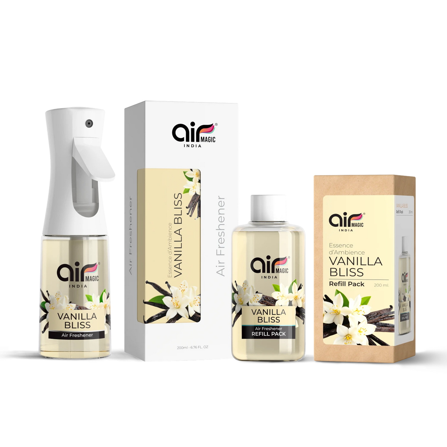 Vanilla Bliss – Warm & Cozy | Special Edition Air Freshener for Home & Office